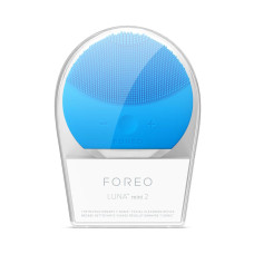 Силіконова щітка-масажер для очищення обличчя Foreo LUNA mini 2 синя 154033
