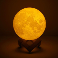 Настільна лампа-ночник Місяць 15 см Magic 3D Moon Light Touch Control 154094