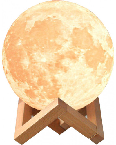 Настільна лампа-ночник Місяць 15 см Magic 3D Moon Light Touch Control 154094