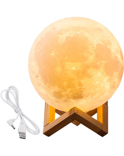 Настільна лампа-ночник Місяць 15 см Magic 3D Moon Light Touch Control 154094