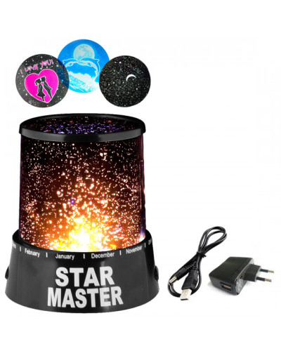 Дитяча лампа "Нічне небо" з акумулятором Star Master Gizmos 154124