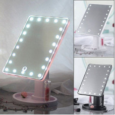 Дзеркало з підсвіткою для макіяжу Led mirror чорне 154143