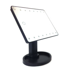 Дзеркало з підсвіткою для макіяжу Led mirror чорне 154143
