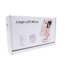 Дзеркало з підсвіткою для макіяжу Led mirror чорне 154143