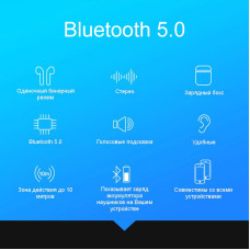 Бездротові Bluetooth навушники в кейсі TWS i16 MAX Stereo Білий 154375