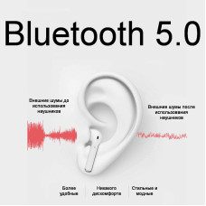 Бездротові Bluetooth навушники в кейсі TWS i16 MAX Stereo Білий 154375