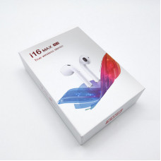 Бездротові Bluetooth навушники в кейсі TWS i16 MAX Stereo Білий 154375