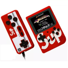 Портативная игровая ретро приставка 400 игр Dendy SEGA 8bit SUP Game Box Красная 154521