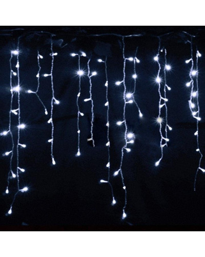 Гірлянда Бахрома вулиця 120LED (Ø 3,3) 4м, сосульки 30/50/70см (флеш) (ЧП) Білий RD-7116 154525
