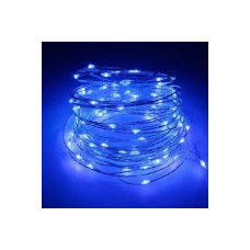 Гірлянда мідна провідникова 100LED 10м (контрол.220V) (СП) Синя (RD-7107) 154550