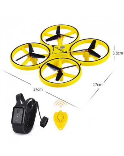 Квадрокоптер управління жестами Tracker Gravity Sensor жовтий 154562