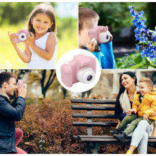 Цифровий дитячий фотоапарат Baby Camera Х-200 Рожевий 169511