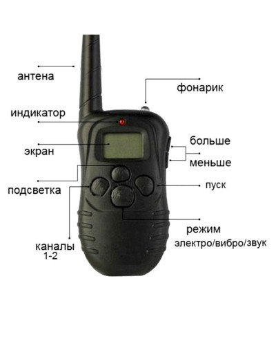 Ошийник для контролю собак Remote Pet Dog Training Collar з LCD дисплеєм 171552