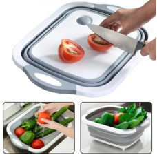 Дошка-миска розрізна складна силіконова універсальна Kitchen Craft 171878