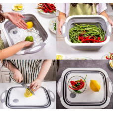Дошка-миска розрізна складна силіконова універсальна Kitchen Craft 171878