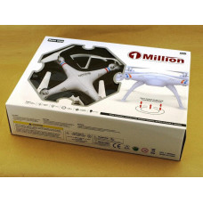 Квадрокоптер летающий дрон Drone 1 мільйон WIFI Pro DM 93 з камерою Білий 175461