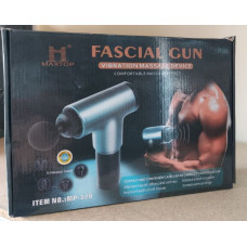 Портативний ручний масажер для тіла 2 покоління м'язовий Fascial Gun чорний 176951