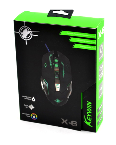 Комп'ютерна миша GAMING MOUSE X6 176990