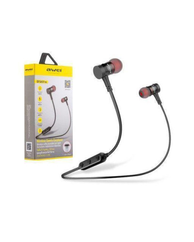 Навушники вакуумні з мікрофоном MDR B922BL + BT AWEI чорні 177883
