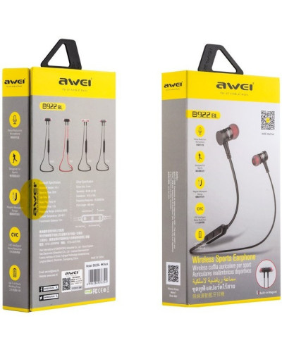 Навушники вакуумні з мікрофоном MDR B930BL BT AWEI 177886