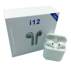 Навушники бездротові MDR i12 Bluetooth сенсорний кейс 178935