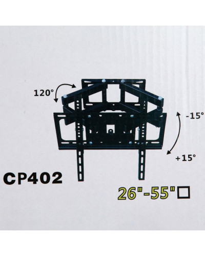 Кріплення для ТВ кронштейн настінний CP402 26-55 179304
