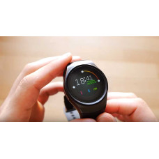 Годинник Smart Watch Kingwear KW18 Чорний 179342
