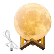 Настільний світильник-ночник Луна 13 см Magic 3D Moon Light Touch Control 179845