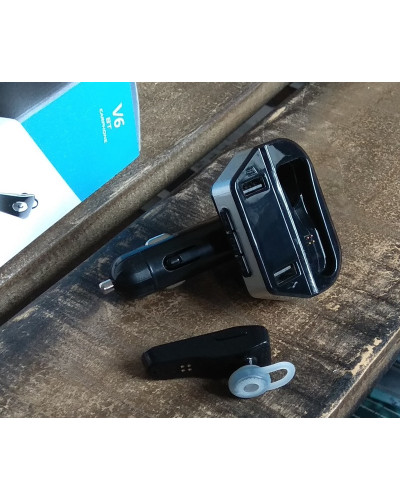 Трансмітер FM MOD HER8 bluetooth гарнітура 180050