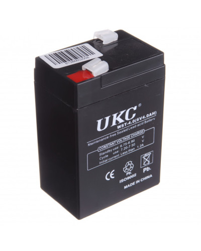 Акумулятор для торгових ваг BATTERY RB 640 6V 4A UKC 180289