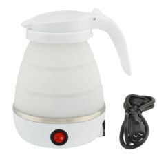 Складний силіконовий електрочайник SILICON KETTLE 0,6 мл Білий 180553