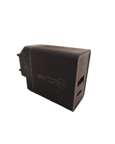 Адаптер Fast Charge 220v 18w APD 889 USB type C 180614