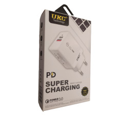 Адаптер Fast Charge 220v 18w APD 889 USB type C 180614