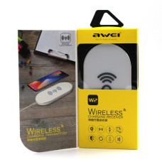 Бездротове зарядне пристрій AWEI W2 WIRELESS CHARGE біле 180642