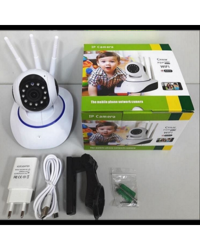 Бездротова Обертова IP Камера Відеоспостереження WiFi MicroSD ZN 180924