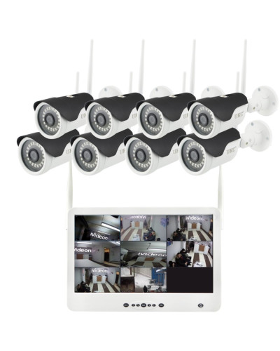 Реєстратор і Камери DVR KIT LCD 13'' 1308 WiFi 8ch набір на 8 камер 180945