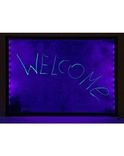 Світлодіодна дошка FLUORECENT BOARD WITH STAND 50*70 на підставці з фломастером і серветкою 181129