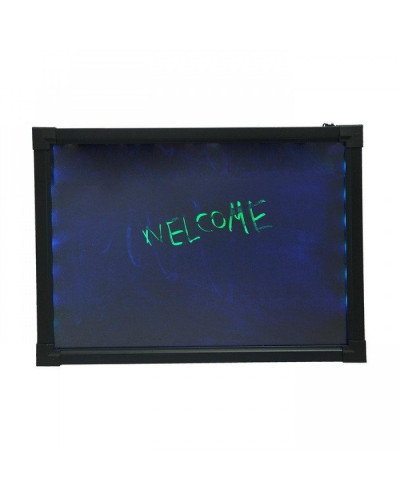 Світлодіодна дошка FLUORECENT BOARD WITH STAND 50*70 на підставці з фломастером і серветкою 181129