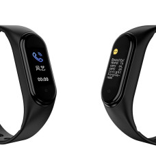 Фітнес браслет трекер годинник, кольоровий екран M5 Fit Smart Bracelet чорний 181188