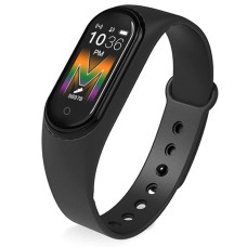 Фітнес браслет трекер годинник, кольоровий екран M5 Fit Smart Bracelet чорний 181188