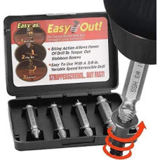 Набір бітів екстракторів для викручування саморізів болтів EASY OUT TOOL 181224