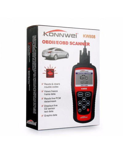 Автомобільний сканер Konnwei OBDII/EOBD KW 808 181230
