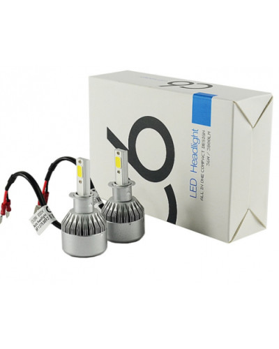 Комплект LED ламп світлодіодні для фар автомобіля C6 H3 181240
