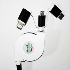 Кабель для мобільного телефона pull push 3 в 1 181286