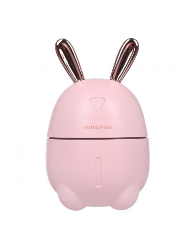 Зволожувач повітря та нічник 2в1 Humidifiers Rabbit рожевий 181536