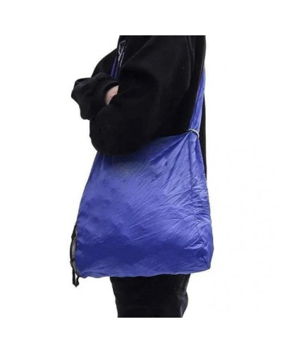 Складная компактная сумка-шоппер Shopping bag to roll up Синяя 182389