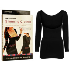 Коригуюча виправляюча майка Slimming Clothes Чорний 182594