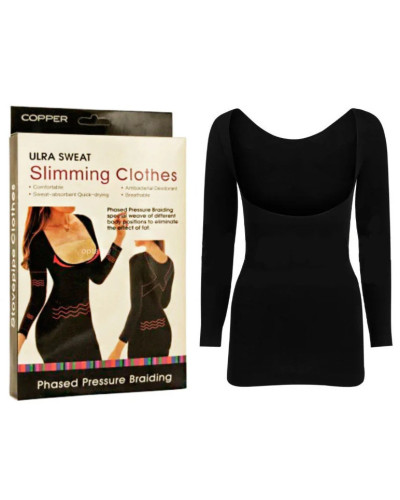 Коригуюча виправляюча майка Slimming Clothes Чорний 182594