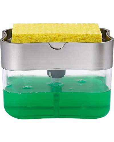 Органайзер для мочалок з дозатором мила Soap Pump Sponge Caddy 182970