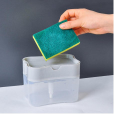 Органайзер для мочалок з дозатором мила Soap Pump Sponge Caddy 182970